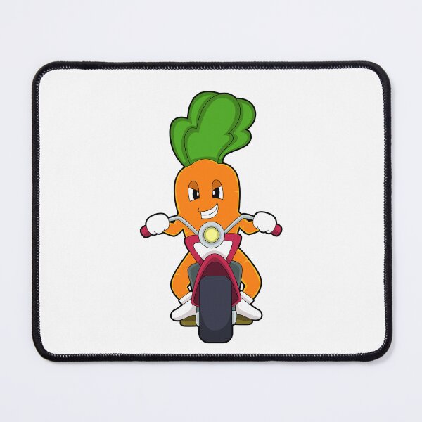 Item preview, Carrot as Biker with Motorcycle designed and sold by Snabdesign84.