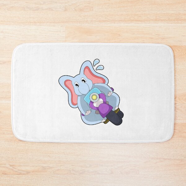 Item preview, Elephant as Biker with Motorcycle designed and sold by Snabdesign84.