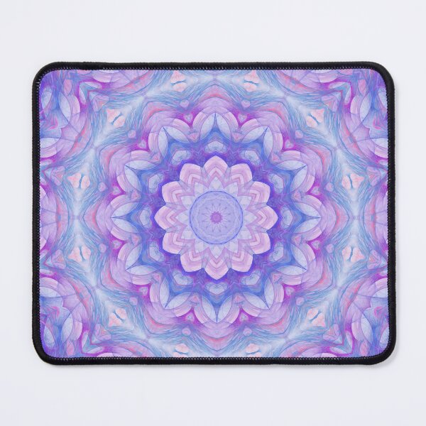 Item preview, Purple Flower Mandala designed and sold by Kelly Dietrich Mandala & Fractal Art.