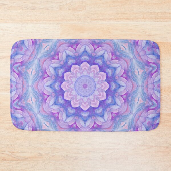 Item preview, Purple Flower Mandala designed and sold by Kelly Dietrich Mandala & Fractal Art.