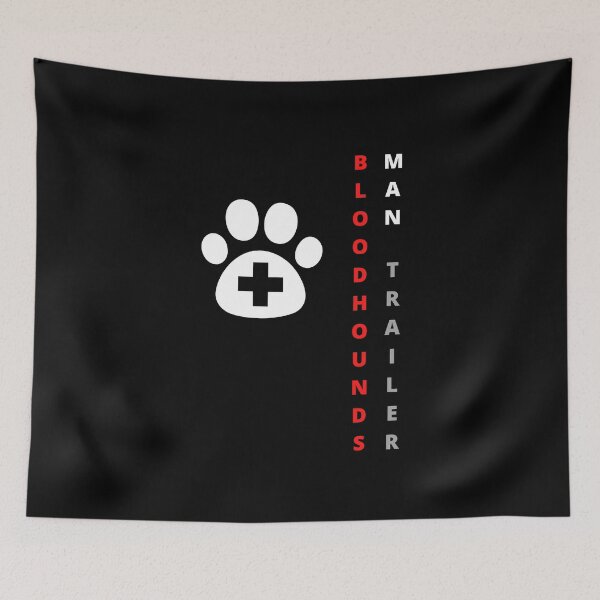 Item preview, Funny Bloodhound text minimalistic design designed and sold by MayaAndNora.