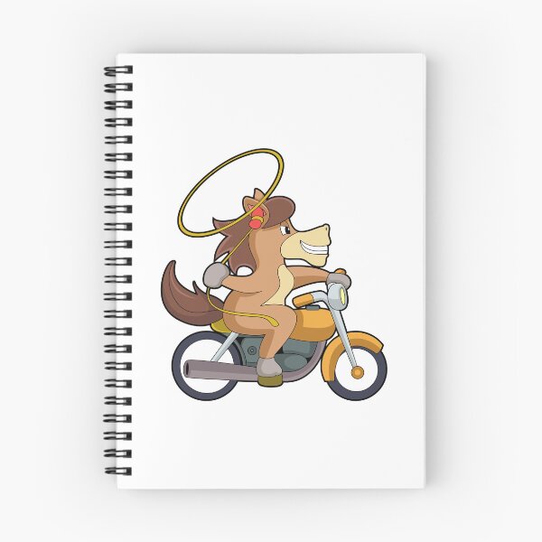 Item preview, Horse as Cowboy with Lasso & Motorcycle designed and sold by Snabdesign84.