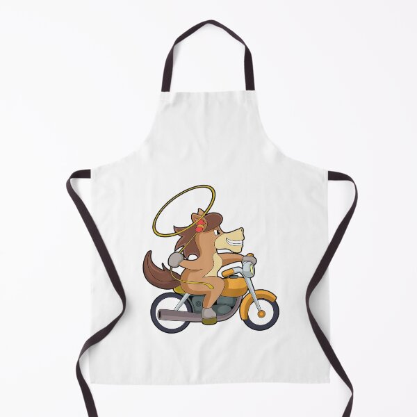 Item preview, Horse as Cowboy with Lasso & Motorcycle designed and sold by Snabdesign84.