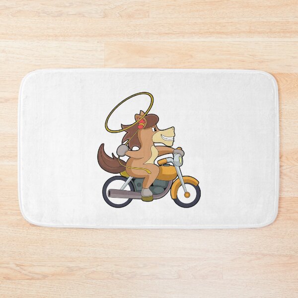 Item preview, Horse as Cowboy with Lasso & Motorcycle designed and sold by Snabdesign84.