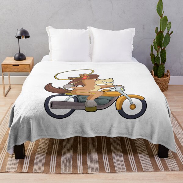 Item preview, Horse as Cowboy with Lasso & Motorcycle designed and sold by Snabdesign84.