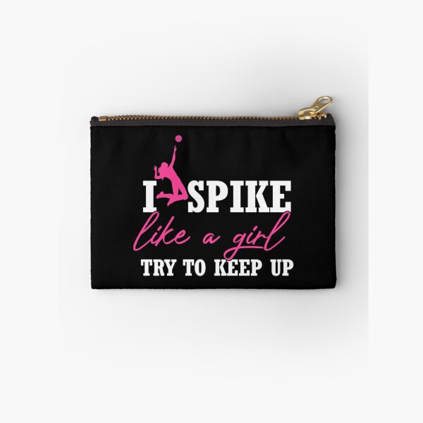 Item preview, I Spike The Ball Like A Girl Beach Volleyball Sport Lover Premium T-Shirt designed and sold by marshacryjsy7.