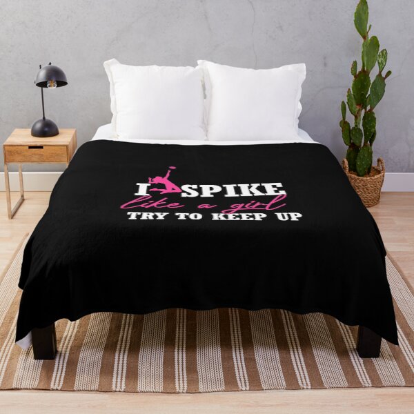 Item preview, I Spike The Ball Like A Girl Beach Volleyball Sport Lover Premium T-Shirt designed and sold by marshacryjsy7.