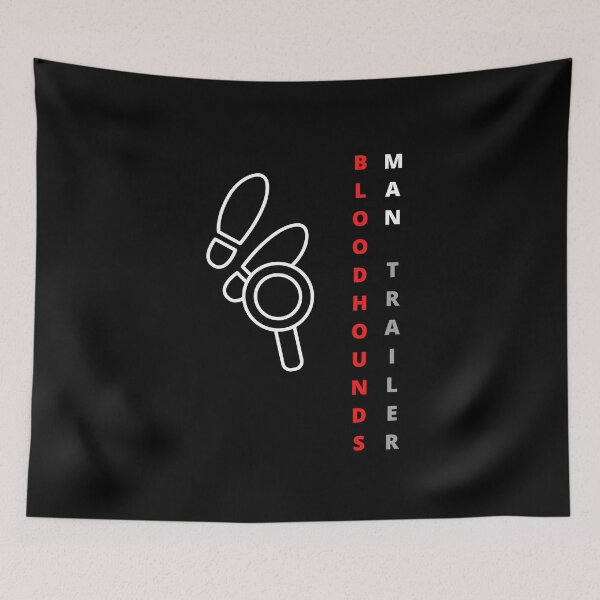 Item preview, Funny Bloodhound text minimalistic design designed and sold by MayaAndNora.