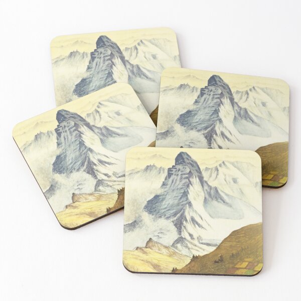 Item preview, ZERMATT 1620M Matterhorn Cervin SWITZERLAND 1956 Vintage Travel Poster designed and sold by retroposters.