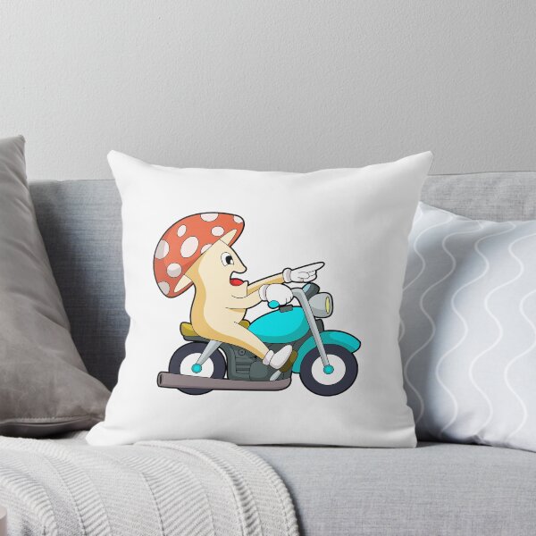Item preview, Mushroom as Biker with Motorcycle designed and sold by Snabdesign84.