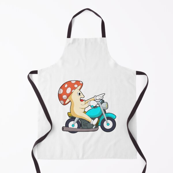 Aperçu de l'œuvre Mushroom as Biker with Motorcycle créée et vendue par Snabdesign84.