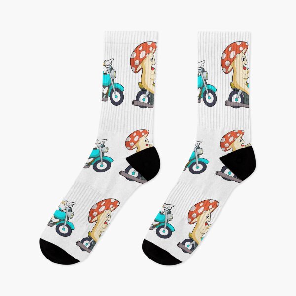 Item preview, Mushroom as Biker with Motorcycle designed and sold by Snabdesign84.