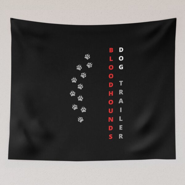 Item preview, Funny Bloodhound text minimalistic design designed and sold by MayaAndNora.