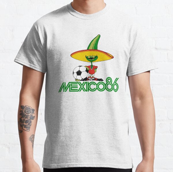 Mexique 86 Imprimé Piqué T-shirt classique
