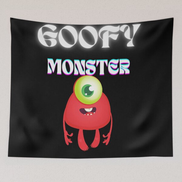 Item preview, Goofy Monster designed and sold by SolSel ⭐⭐⭐⭐⭐.