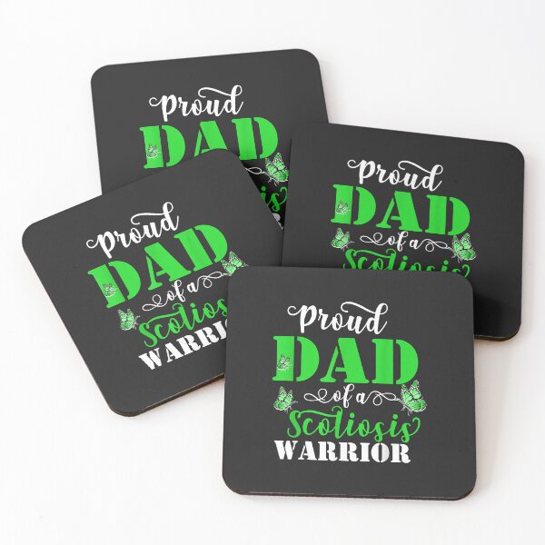Item preview, Proud Dad Of A Scoliosis Warrior Green Ribbon Butterfly designed and sold by Corelli87.