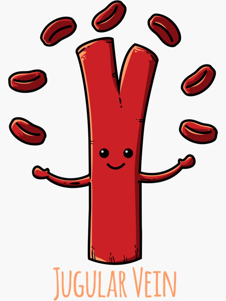 "Funny Anatomy Jugular Vein Nurse Doctor Medical Student Essential