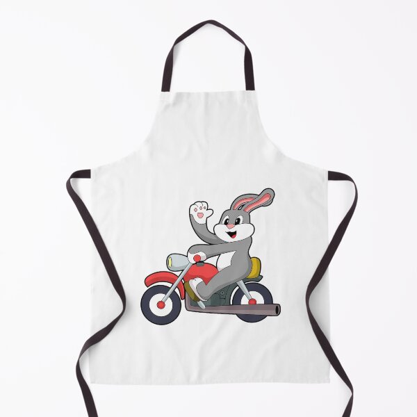 Item preview, Rabbit as Biker with Motorcycle designed and sold by Snabdesign84.