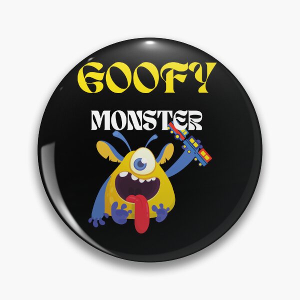Item preview, Goofy Monster designed and sold by SolSel ⭐⭐⭐⭐⭐.