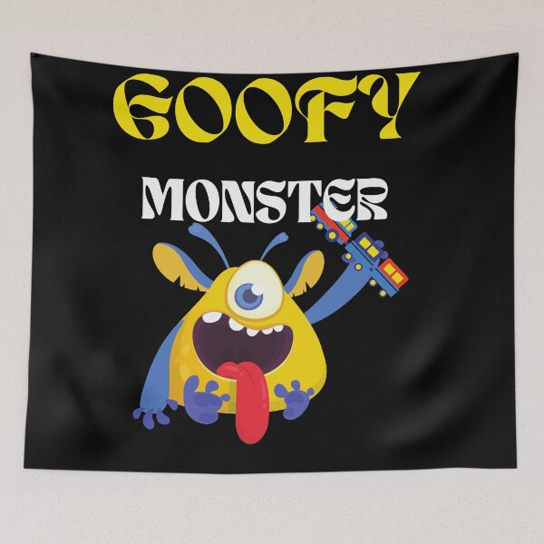 Item preview, Goofy Monster designed and sold by SolSel ⭐⭐⭐⭐⭐.