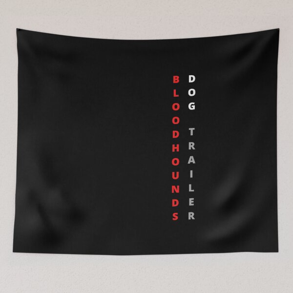 Item preview, Funny Bloodhound text minimalistic design designed and sold by MayaAndNora.