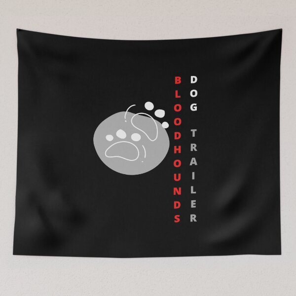 Item preview, Funny Bloodhound text minimalistic design designed and sold by MayaAndNora.