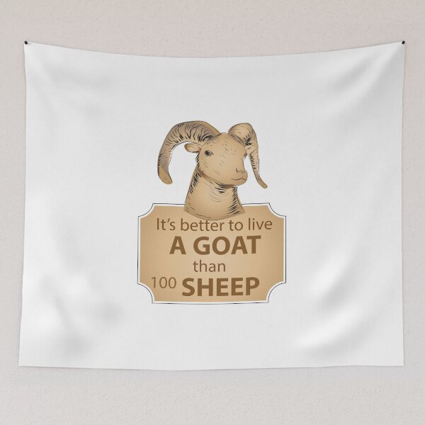 Item preview, Goat Quotes designed and sold by karyalangit.