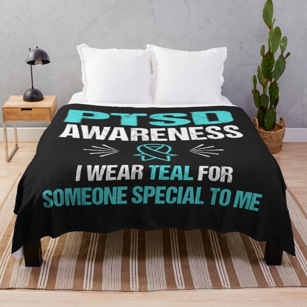 Item preview, PTSD Awareness TShirt I Wear Teal Tee designed and sold by Corelli87.