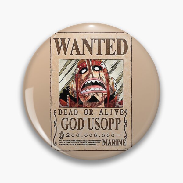 Item preview, God Usopp Wanted Poster629 designed and sold by SisterBecker.