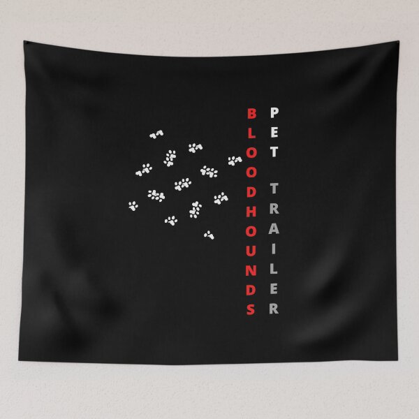 Item preview, Funny Bloodhound text minimalistic design designed and sold by MayaAndNora.