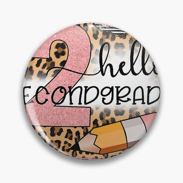 Item preview, Hello Second Grade Leopard print 2nd Grade Back To School  designed and sold by carentifnp38.