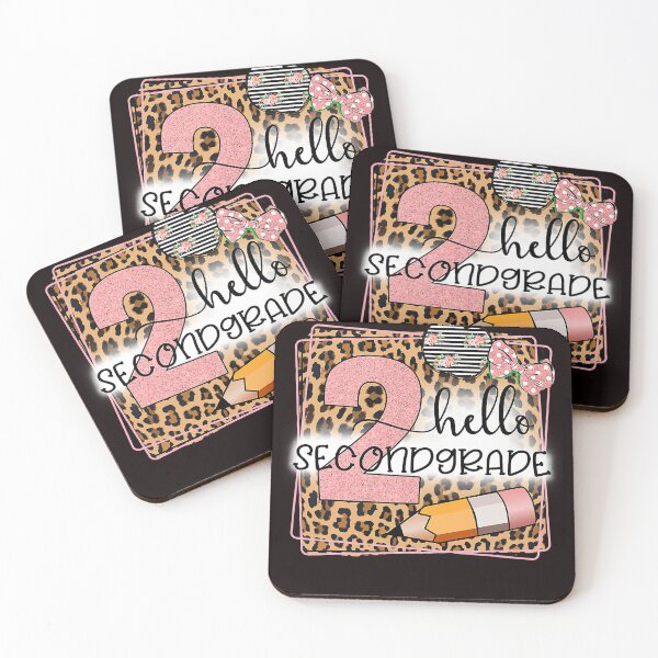Item preview, Hello Second Grade Leopard print 2nd Grade Back To School  designed and sold by carentifnp38.