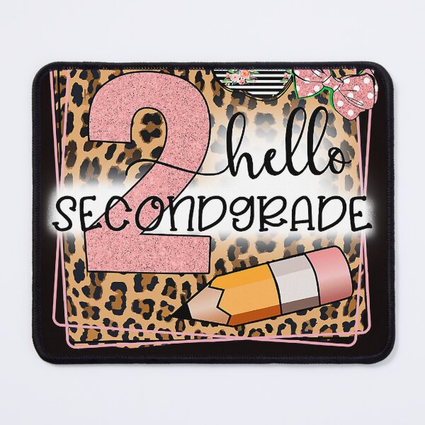 Item preview, Hello Second Grade Leopard print 2nd Grade Back To School  designed and sold by carentifnp38.