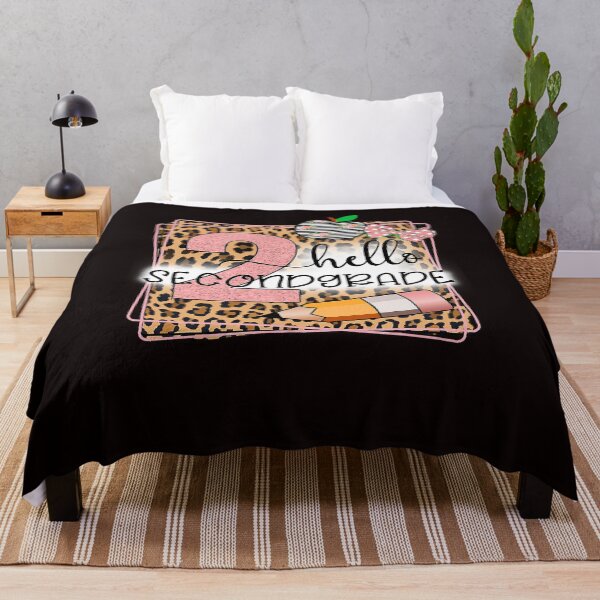 Item preview, Hello Second Grade Leopard print 2nd Grade Back To School  designed and sold by carentifnp38.