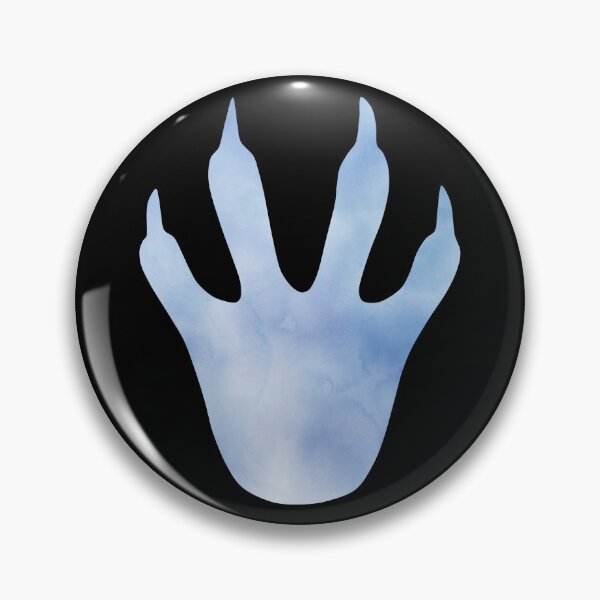 Item preview, Blue Watercolor Crocodile Paw Print designed and sold by geraldineMS.