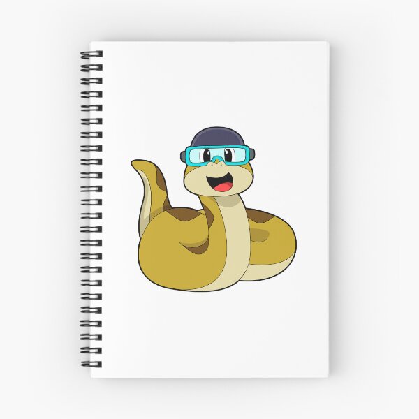 Item preview, Snake with Swimming goggles designed and sold by Snabdesign84.