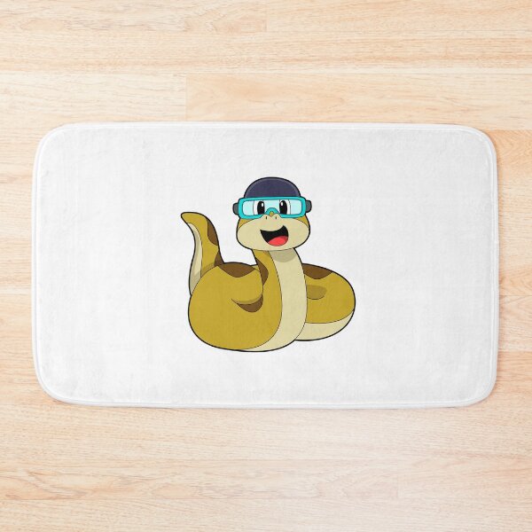 Item preview, Snake with Swimming goggles designed and sold by Snabdesign84.