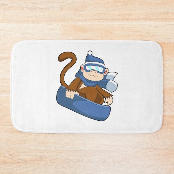 Item preview, Monkey as Snowboarder with Sonowboard designed and sold by Snabdesign84.