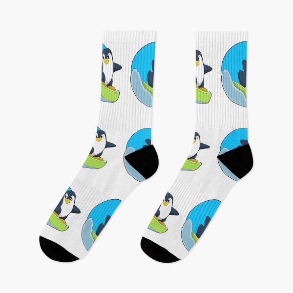 Item preview, Penguin as Snowboarder with Sonowboard designed and sold by Snabdesign84.