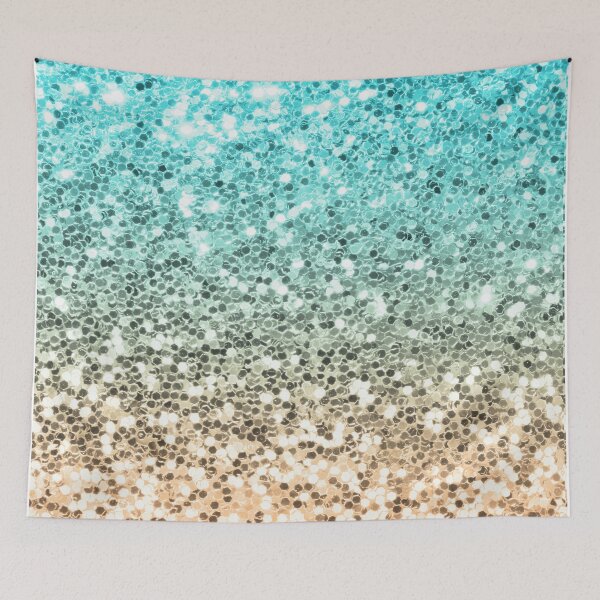 Item preview, Turquoise Chunky Gradient Glitter Textures1 | Glitter Textures  designed and sold by TrendyGlitter.