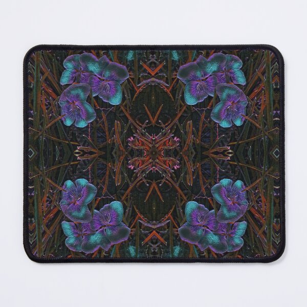 Item preview, Nightshade Blue Wild Violets Pattern designed and sold by SunshineWalker.