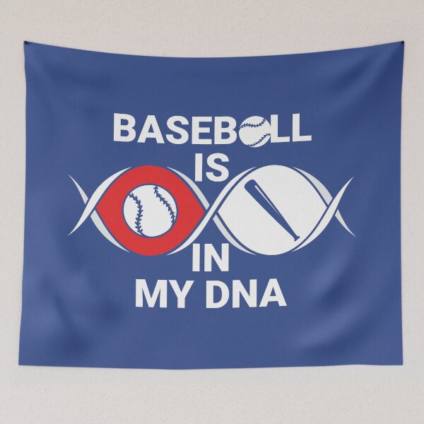 Item preview, baseball is in my DNA (Double helix with Major American League colors) designed and sold by Starstacks.