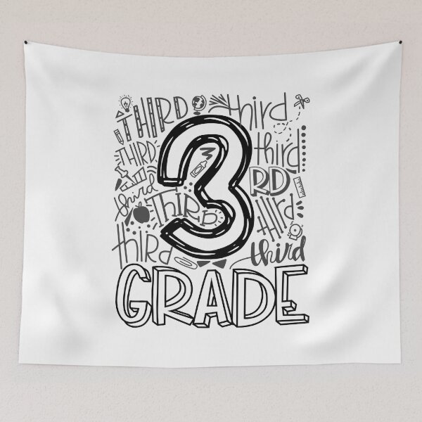 Item preview, 3rd Third Grade Typography Team Kids Teacher Back To School  designed and sold by carentifnp38.
