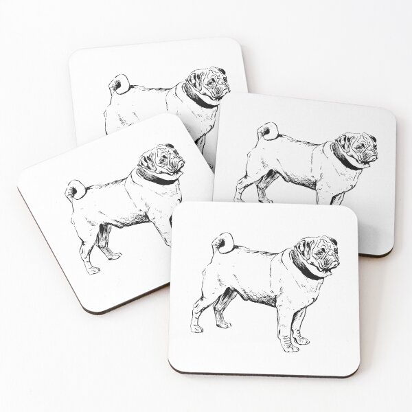 Item preview, Ink pug icon designed and sold by see-the-fox.