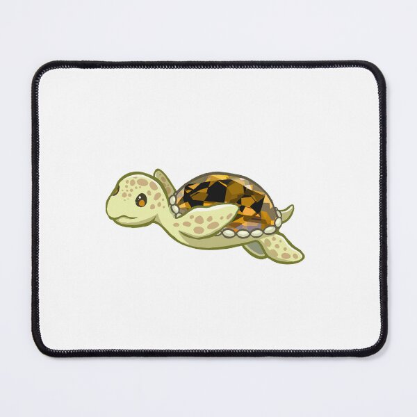 Item preview, Topaz Cute Sea Turtle Sticker designed and sold by 10six.