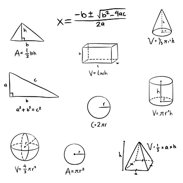 Artwork thumbnail, Quadratic Equation Math equations Math formulas by CherieTree