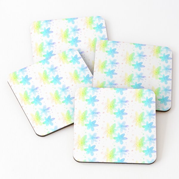 Item preview, watercolor spring flowers  designed and sold by lausn.