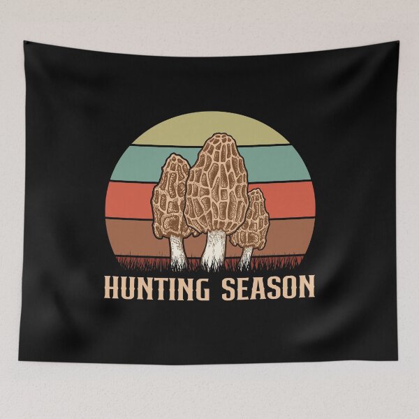Item preview, Morel Mushrooms Hunting Season Retro designed and sold by elvisg03.