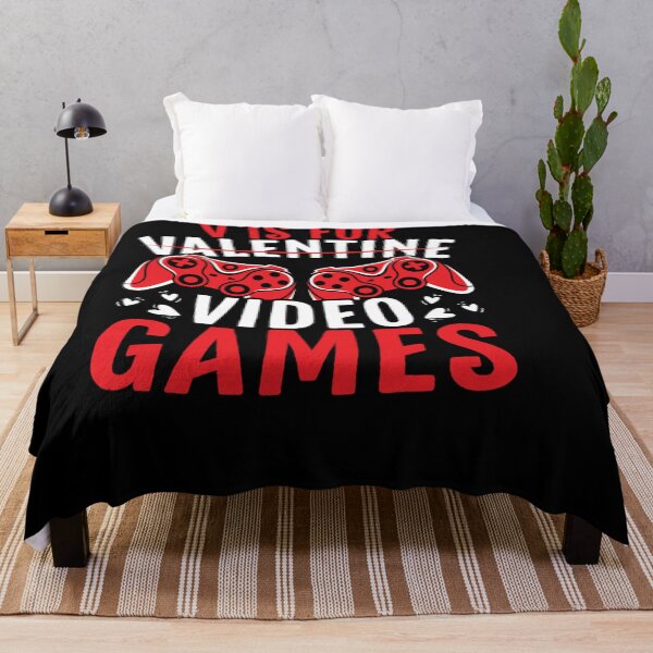 Item preview, V IS FOR VIDEO GAMES GIFT FOR A BOYFRIEND VALENTINE FAN designed and sold by sobriowslen.