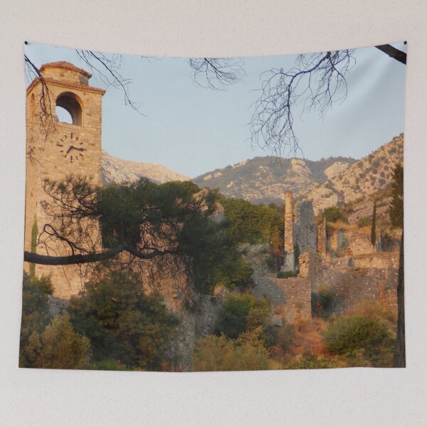 Item preview, An Old Stone Fortress In The Mountain designed and sold by branaghbel.